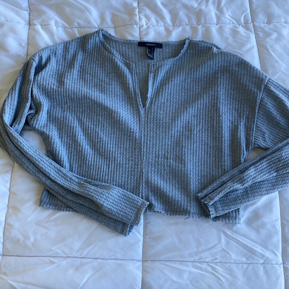 NWOT Forever 21 Knit Crop Shirt